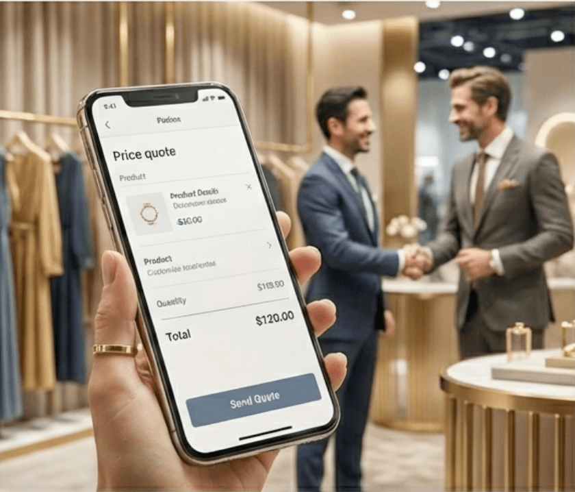 CaratSense quotation interface preview